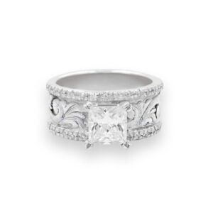 Bright Scrolled Silver